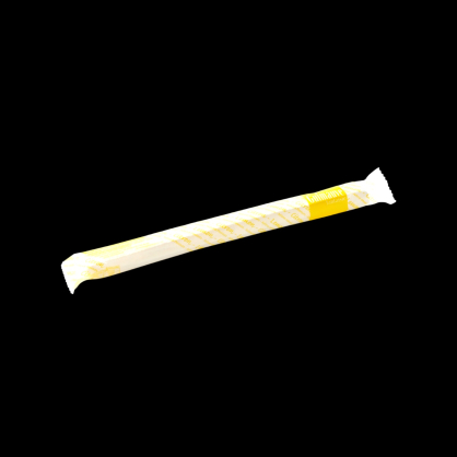 Lanière individuelle de guimauve citron jaune Soubeyran  Confiseries