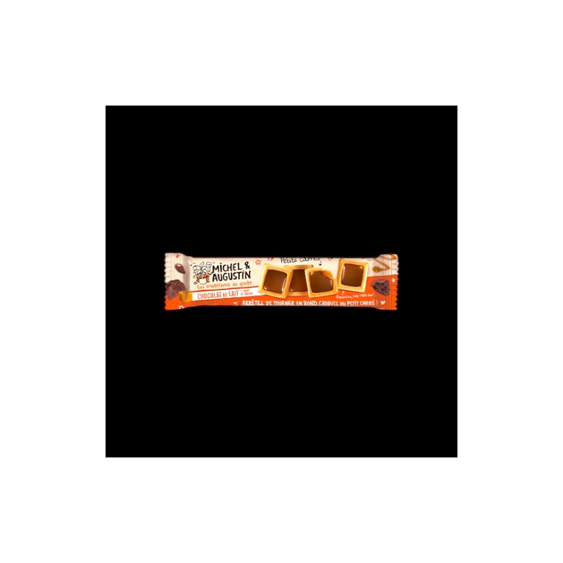 Petit carré 3 étages lait coeur caramel 37,6g Michel et Augustin  Biscuits