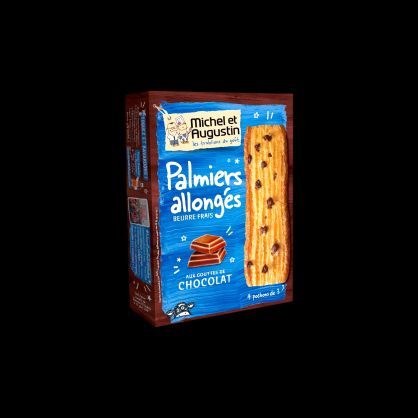 Palmiers chocolats 120g Michel et Augustin  Biscuits