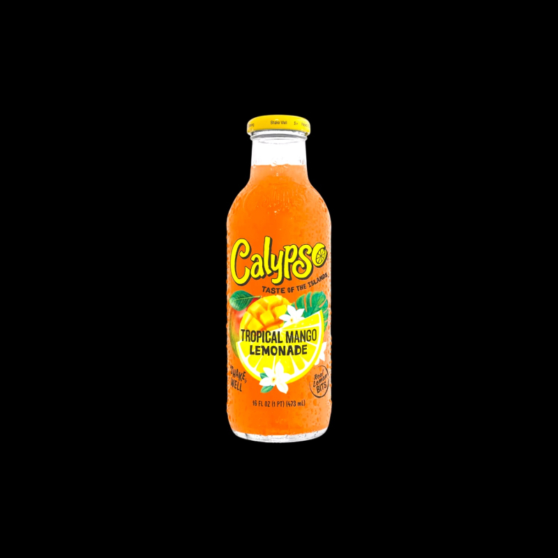 Lemonade tropical mango 47,3cl Calypso  Limonades, limes et tonics