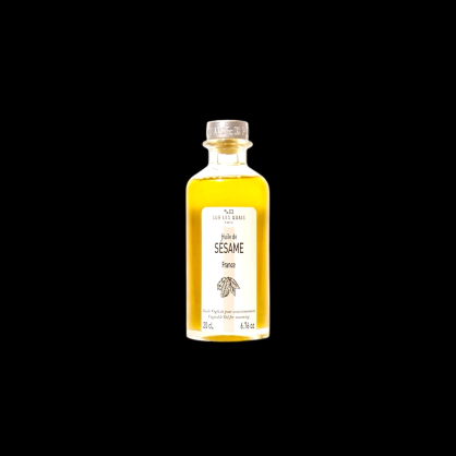 Huile de sésame grillé 20cl Sur Les Quais  Huiles