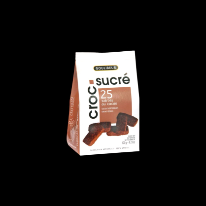 Croc sucré cacao 120g Goulibeur  Sablé