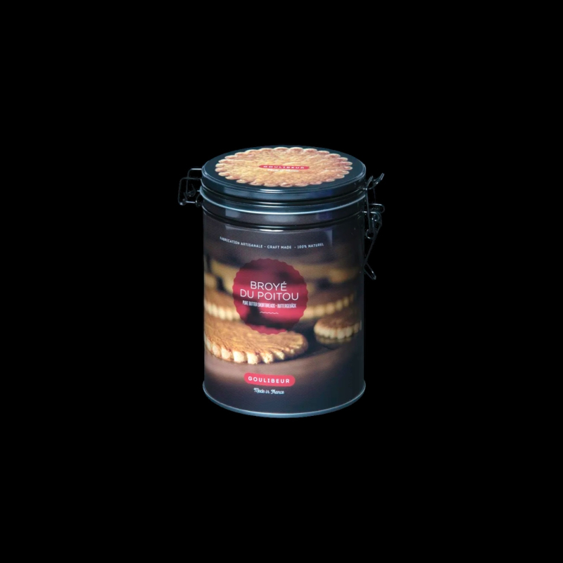 Broyé du Poitou boîte en fer tradition 240g Goulibeur  Sablé