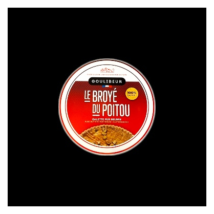 Broyé du Poitou boîte en fer 380g Goulibeur  Sablé