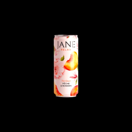 Thé noir pêche romarin 25cl Jane  Thés glacés
