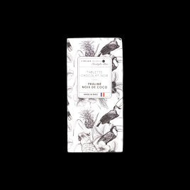 Tablette noir noix de coco 115g Éclair de Génie  Tablettes de chocolat