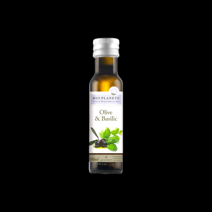 Huile olive basilic 10cl Bio Planète  Huiles