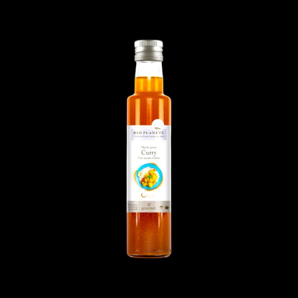 Huile pour curry 25cl Bio Planète  Huiles
