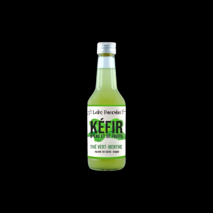 Kéfir de fruits thé vert menthe bio 25cl Le Labo Dumoulin  Jus détox