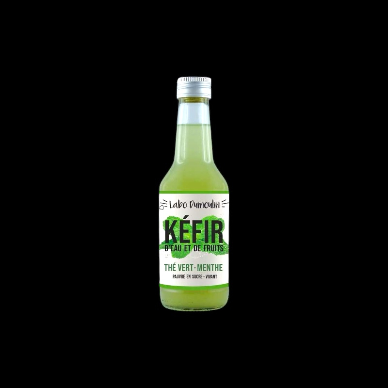 Kéfir de fruits thé vert menthe bio 25cl Le Labo Dumoulin  Jus détox