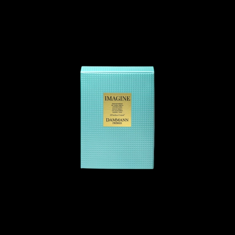 Coffret imagine 20 sachets cristal Dammann Frères  Thés et infusions
