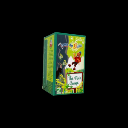 Thé noir génépi bio 40g Maison Orset  Thé noir