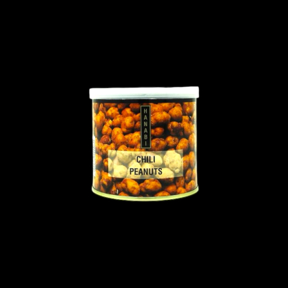 Cacahuètes grillées enrobées au piment 140g Foodex  Fruits secs