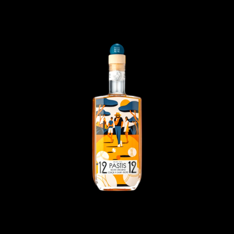 Pastis édition pétanque 70cl Pastis 12/12  Pastis et anisés