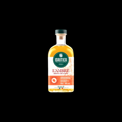Rhum ambré création 50cl Isautier  Cave à rhums