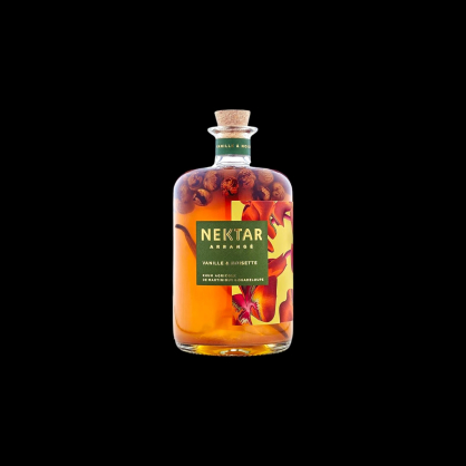 Rhum arrangé vanille noisette 70cl Nektar  Cave à rhums