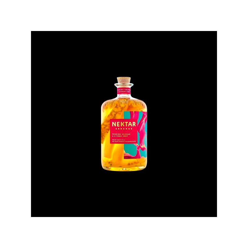 Rhum arrangé passion ananas citron vert 70cl Nektar  Cave à rhums