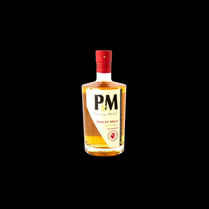 Whisky single malt signature 70cl P&M  Cave à whiskies