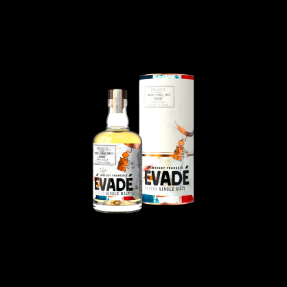 Whisky single malt tourbe 70cl Évadé  Cave à whiskies