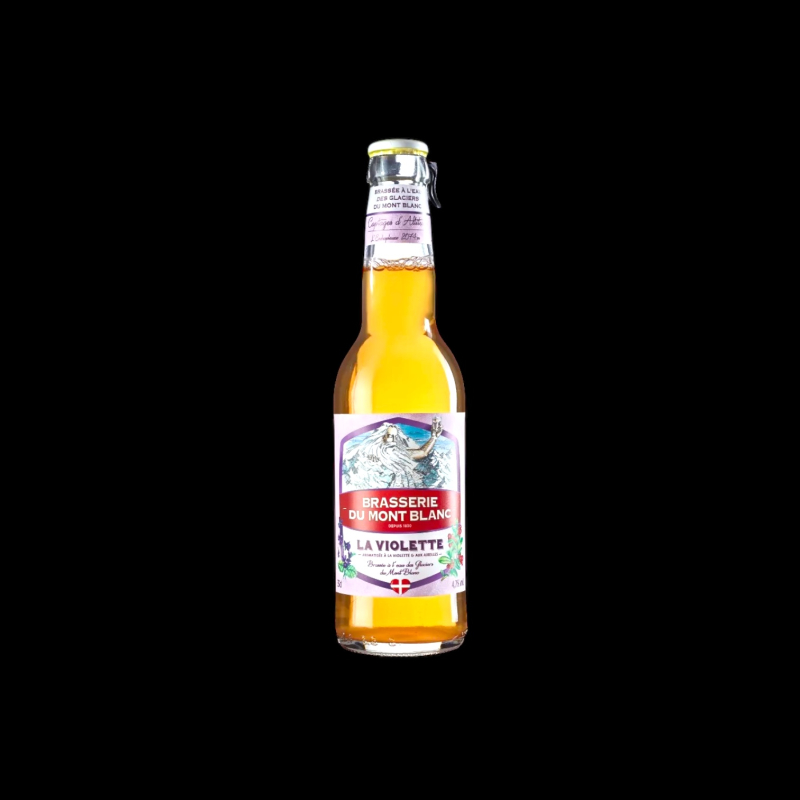 Bière la violette 75cl Mont Blanc  Bières aromatisées