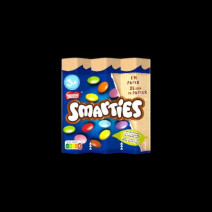 Hexatube 3x102g Smarties  Bonbons chocolat