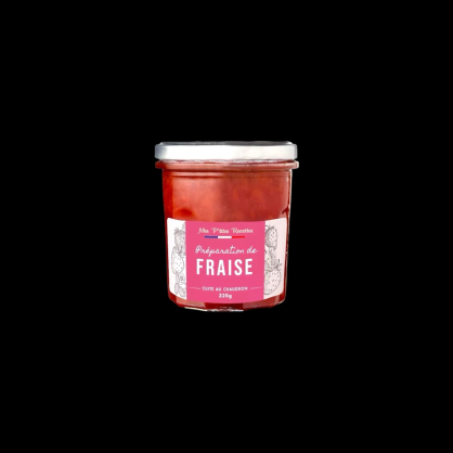 Préparation fraise bio 320g Mes P’tites Recettes  Confitures