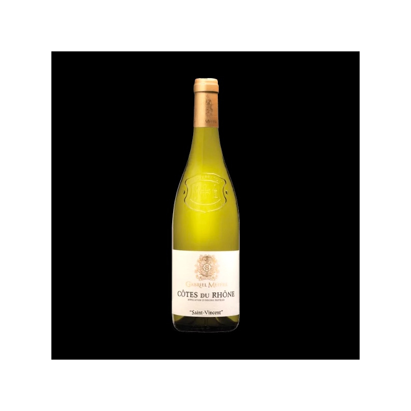 COTE DU RHONE ST VINCENT BLANC 2023 75CL DOMAINE MEFFRE  Accueil