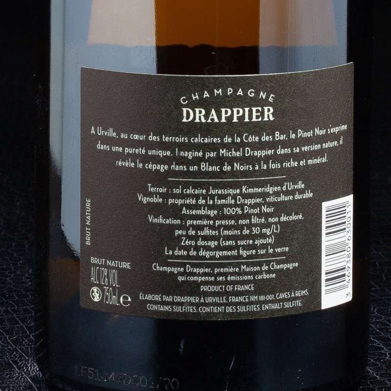Champagne brut nature 75cl Drappier  Champagnes