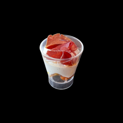Verrine fromage viande de grison (Disponible en 24h)  Les pièces cocktails