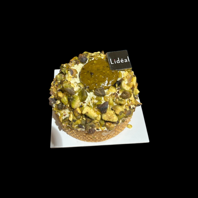 Tarte pistache 1p  Pâtisseries individuelles