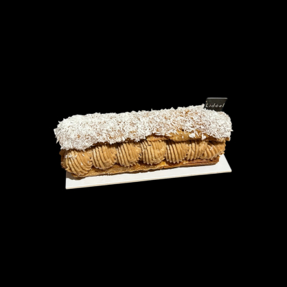Eclair praliné coco  Pâtisseries individuelles