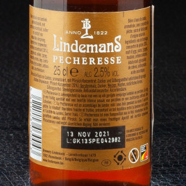 Bière Pecheresse 25cl Lindemans  Bières aromatisées