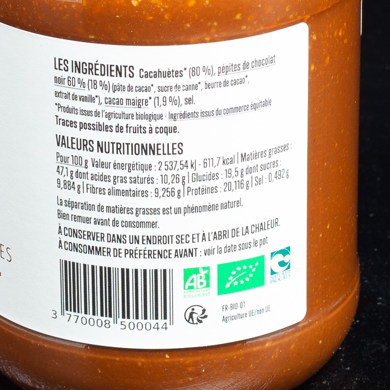 NPT - Beurre de cacahuètes au chocolat Go Nuts 500g  A NE PAS TOUCHER
