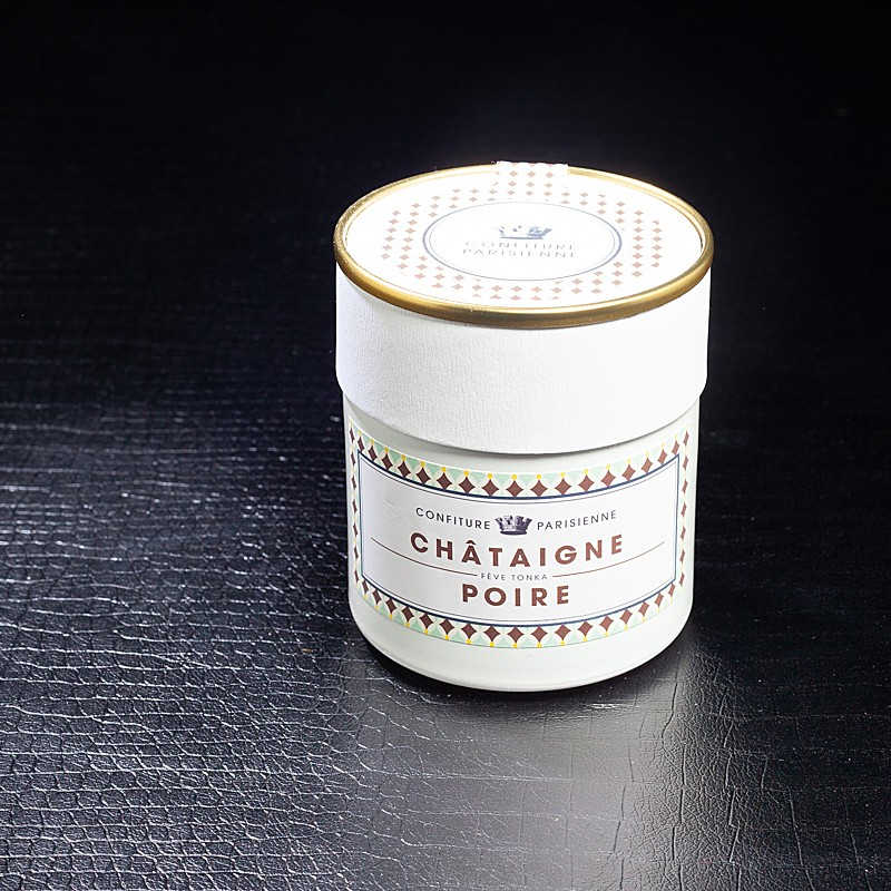 Confiture châtaigne, fève tonka poire 250g Confiture Parisienne  Confitures