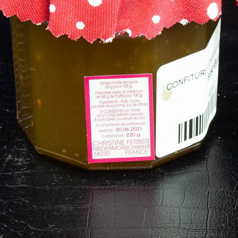NPT - Confiture tomates vertes d'Alsace Christine Ferber 220gr  Accueil