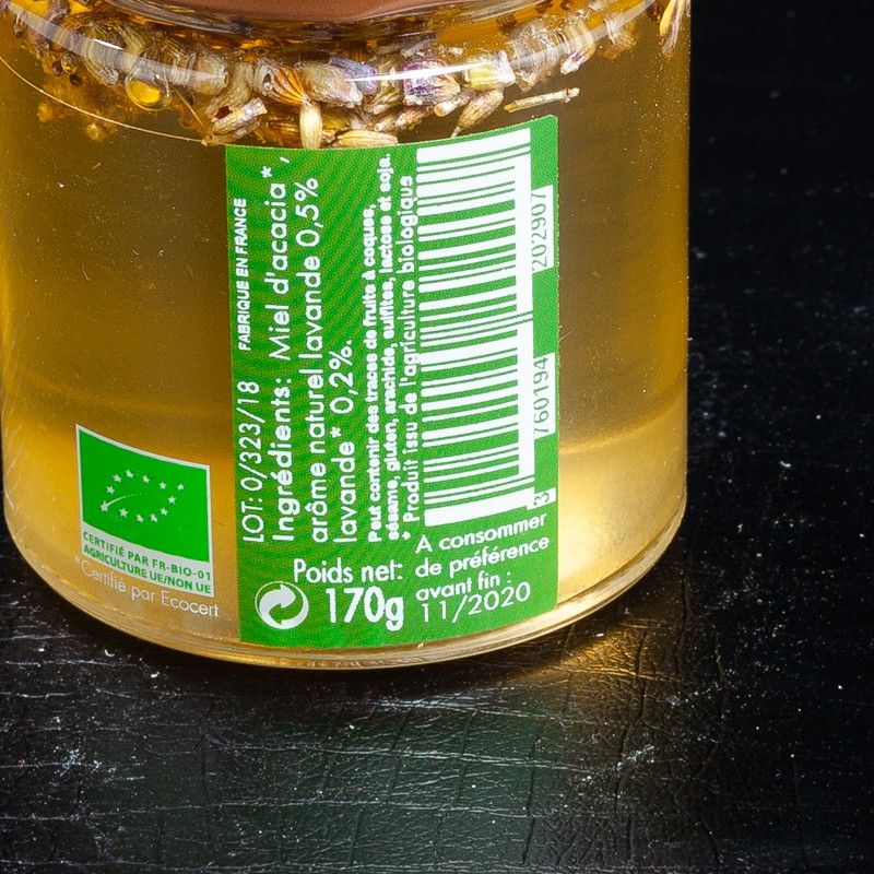 NPT - Miel aux saveurs de lavande Savor&Sens Bio 170gr  Accueil