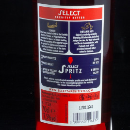 Bitter Apéritif Select 1920 Pilla 17.50% 70cl  Amers et vermouths