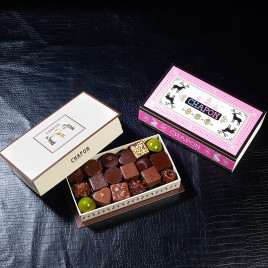 Coffret white winter 36 chocolats Chapon  Bonbons chocolat