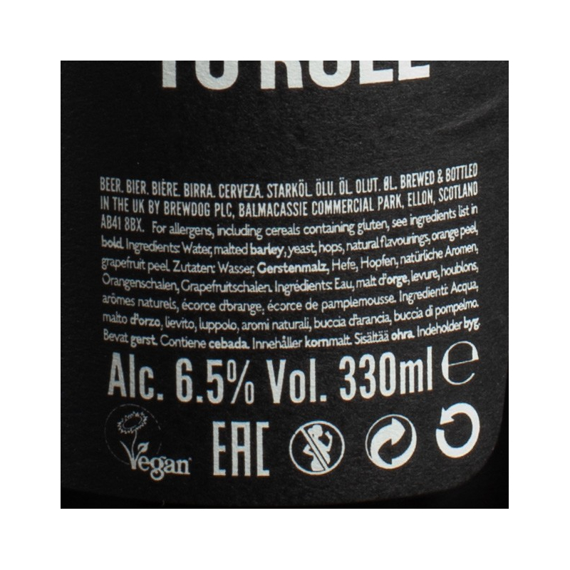 NSA - Bière Brewdog Elvis Juice Grapefruit Infused IPA 6,5% 33cl  NSA