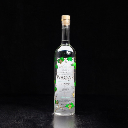 Pisco 40% Waqar 70cl Campari  Piscos