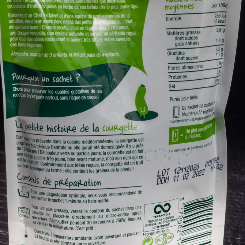 NPT - Risotto de courgettes au chèvre Good Goût  A NE PAS TOUCHER